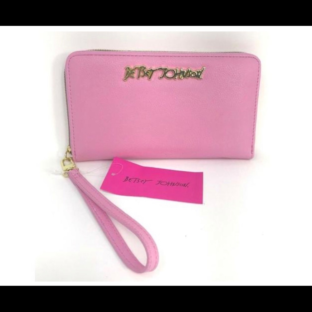 BETSEY JOHNSON  ROSE/PINK WALLET🆕